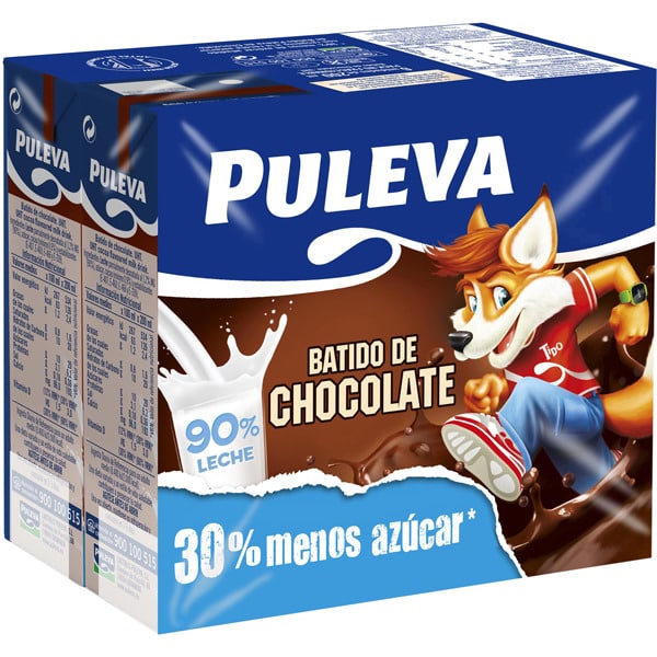 Batido de cacao PULEVA pack 6 envases 200 ml