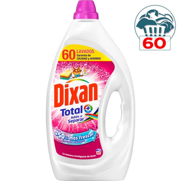 Detergente DIXAN Total Adi贸s al Separar – 60 lavados