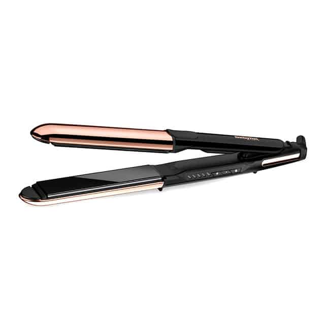Plancha de pelo BaByliss Straight and curl Salon Brilliance ST482E con titanio