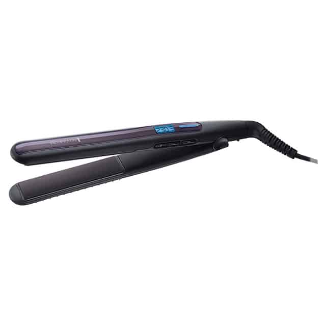Plancha de pelo Remington Pro Sleek & Curl S6505 con cerámica y turmalina