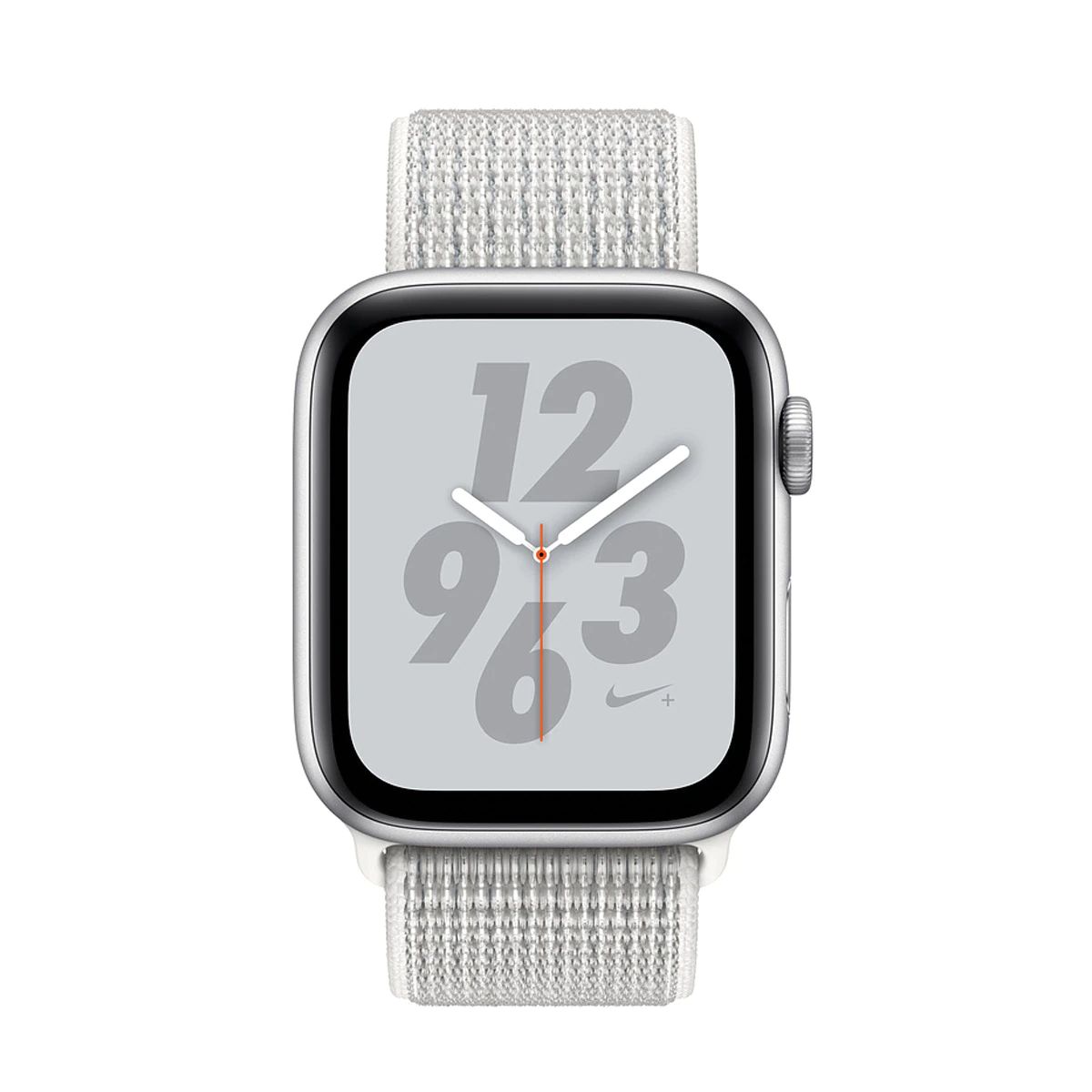 Apple Watch Nike+ Series 4 GPS + Cellular, 44mm Caja de Aluminio Plata con Correa Nike Sport Loop blanco polar