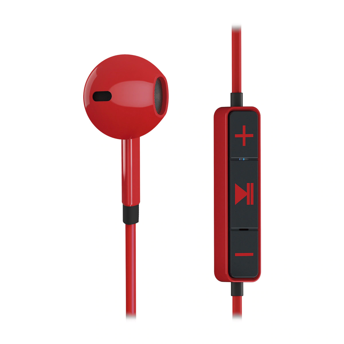 Auriculares de botón Energy Sistem Earphones 1 Red Bluetooth