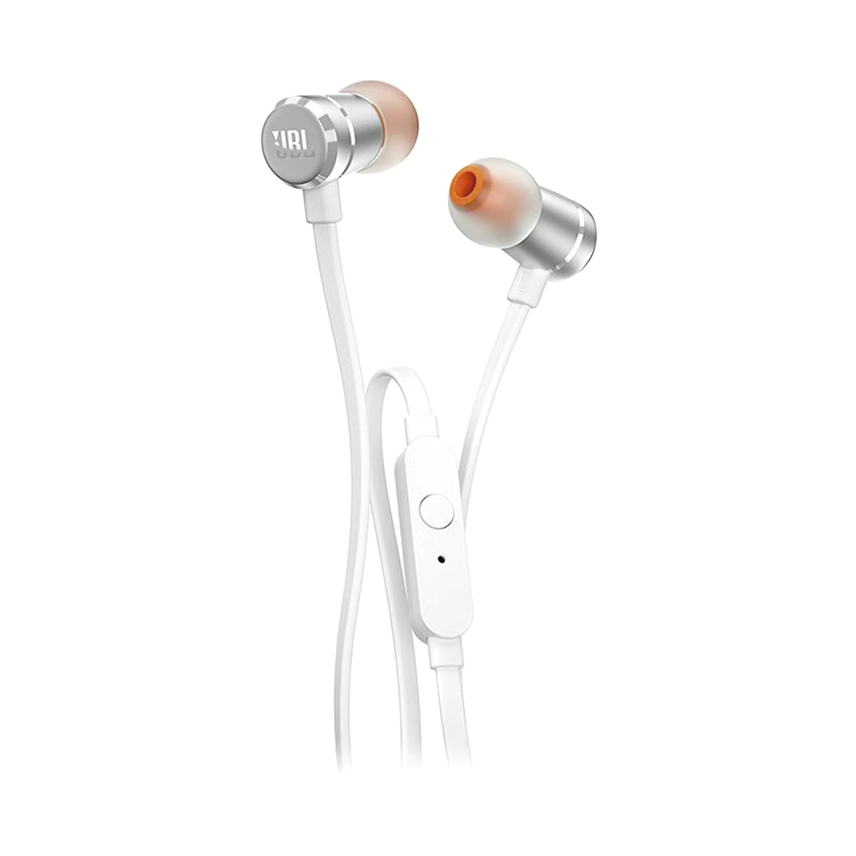 Auriculares de botón JBL T290 Plata con micrófono