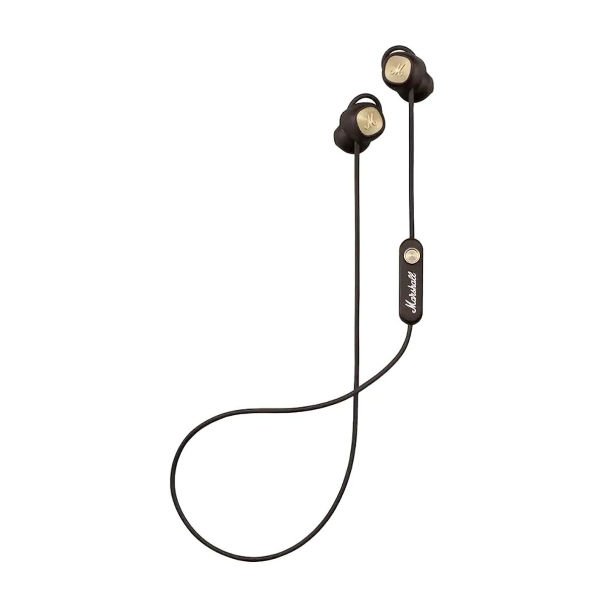 Auriculares de botón Marshall Minor II Marrón Bluetooth con micrófono