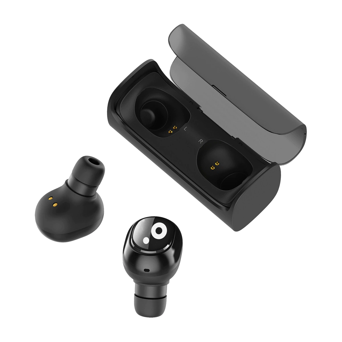Auriculares de botón Sunstech Wavepods Negro True Bluetooth V5.0 con micrófono