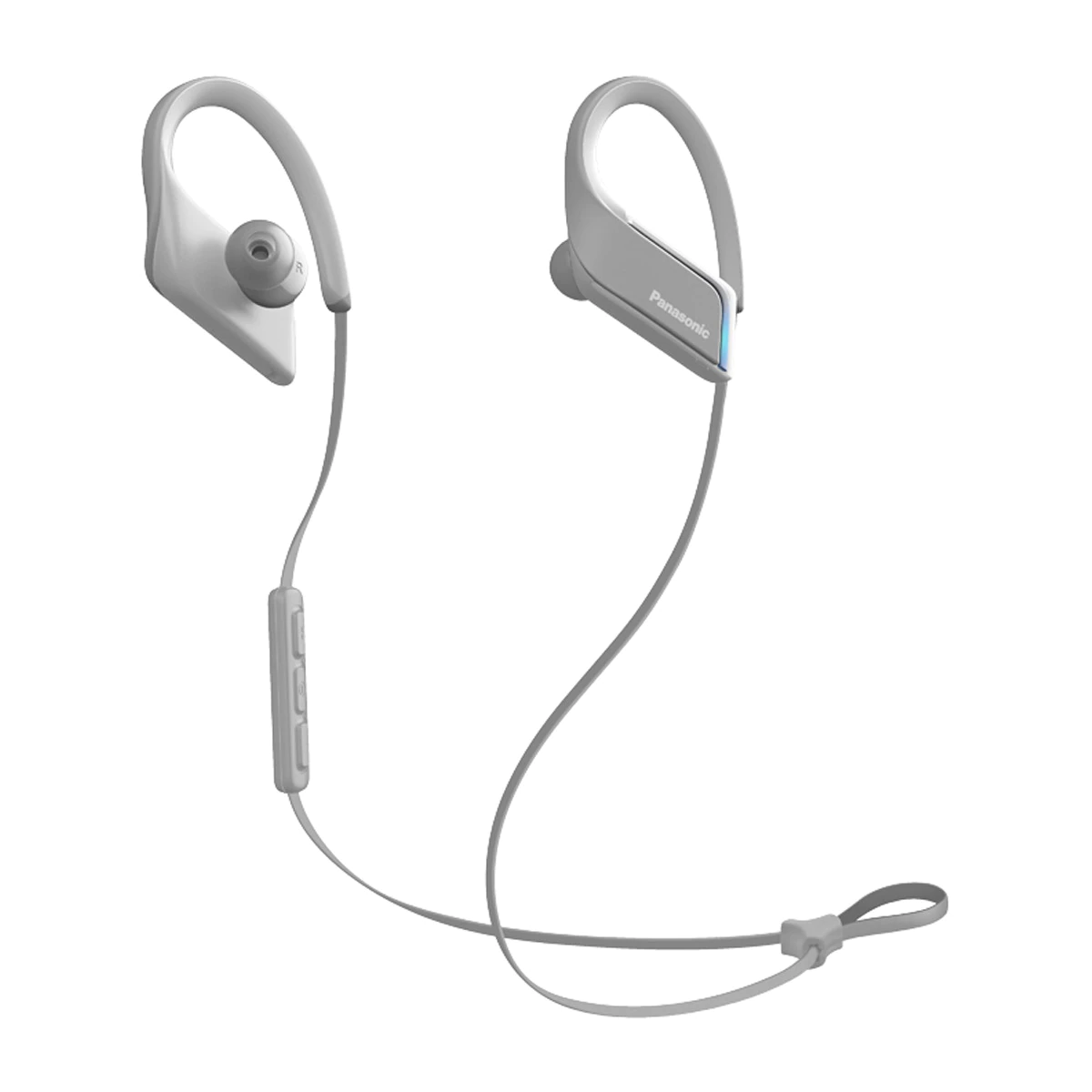 Auriculares deportivos de botón Panasonic RP-BTS55E-H Gris con micrófono y Bluetooth