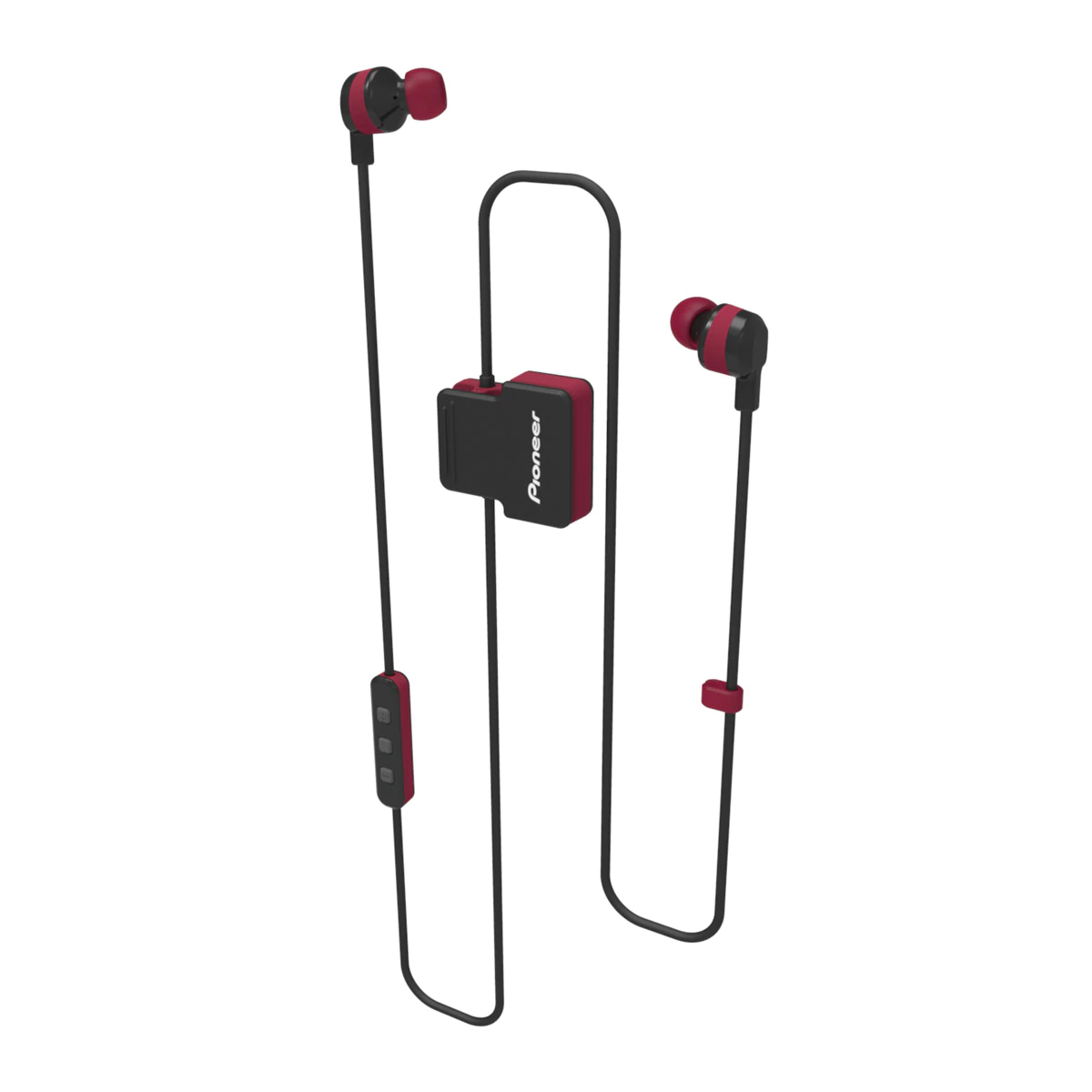 Auriculares deportivos de botón Pioneer SE-CL5BT-R Rojo con micrófono