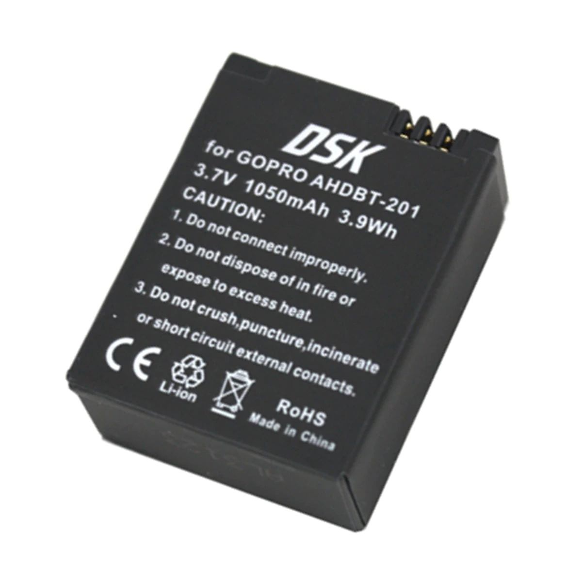 Batería DSK AHDBT-201 para cámaras GoPro