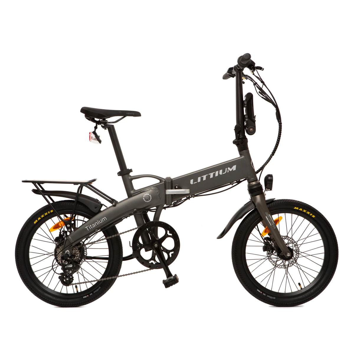 Bicicleta eléctrica plegable Ibiza Titanium 14 Littium