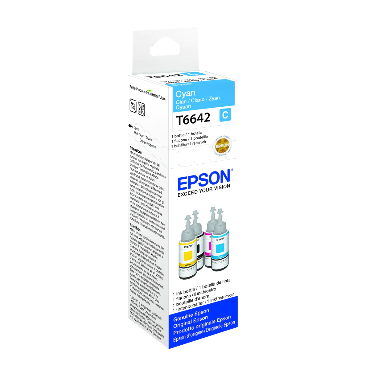 Botella tinta original EPSON Cyan 70 ml (T6642)