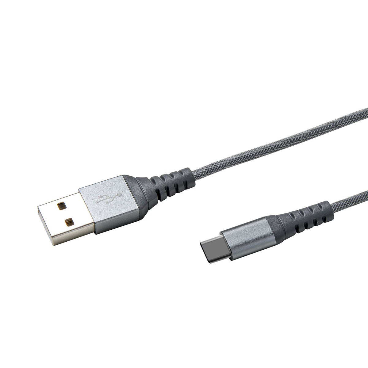 Cable Celly USB a Tipo C Nylon plateado