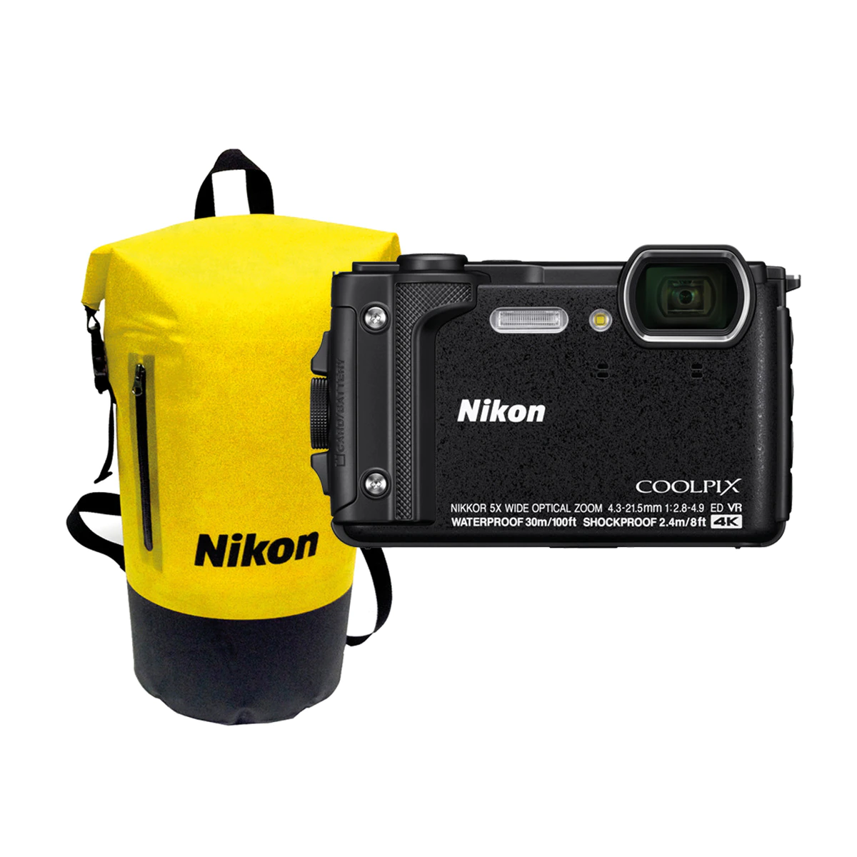 Cámara compacta Nikon Coolpix W300 Negro Kit