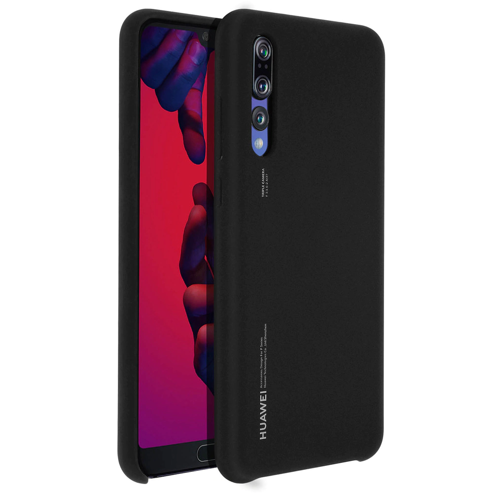 Carcasa Huawei P20 Pro Soft Touch semirrígida Oficial Huawei – Negra