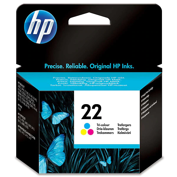 Cartucho de tinta HP 22 color original (C9352AE)