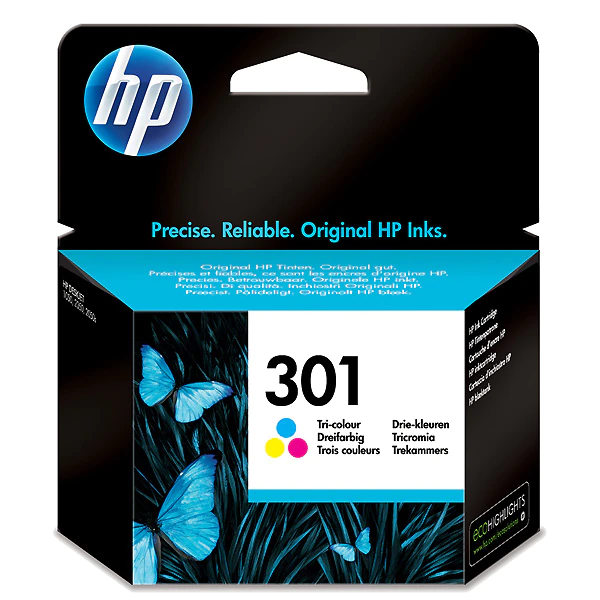 Cartucho impresora HP 301 original color (CH562EE)