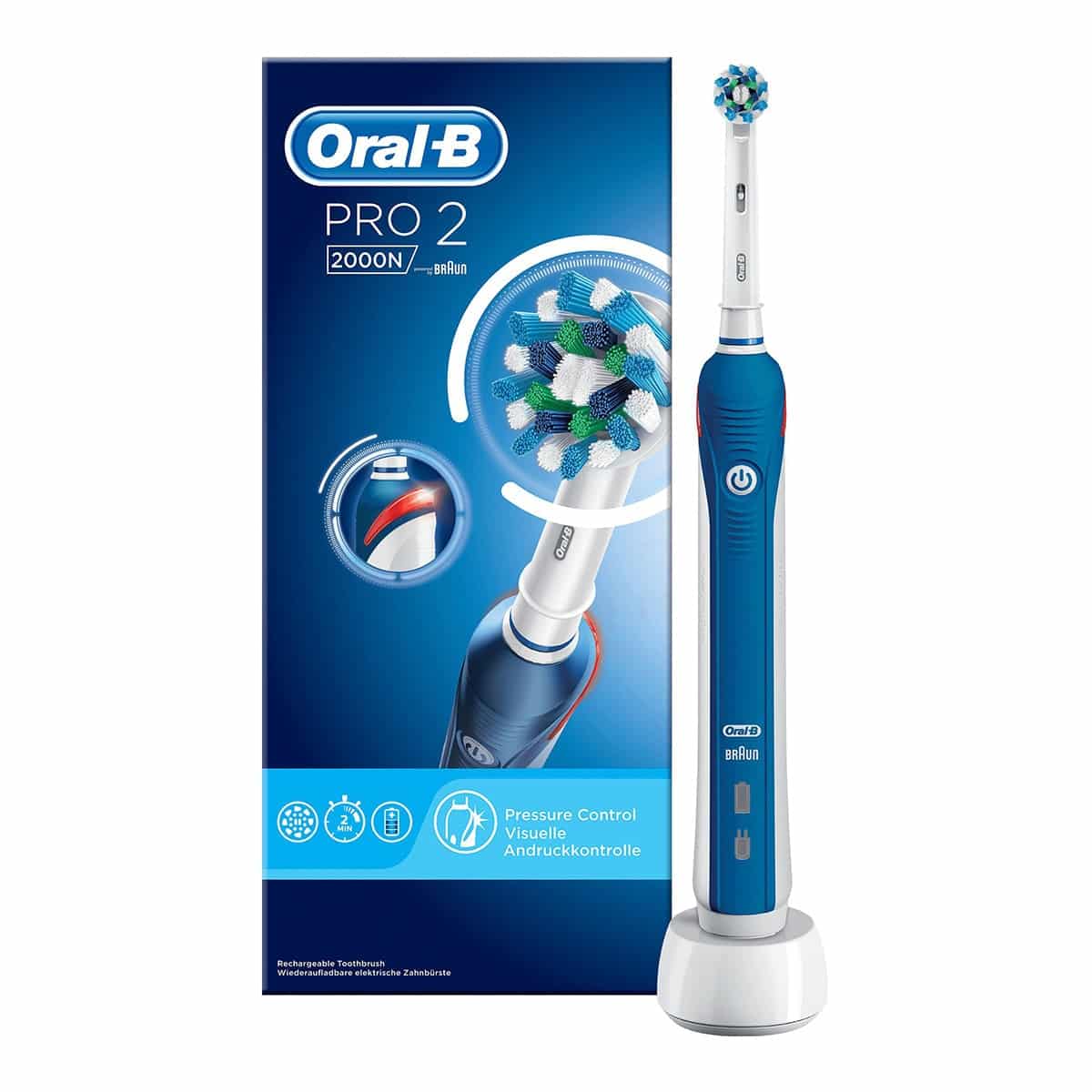 Cepillo de dientes eléctrico Braun Oral-B PRO 2 2000N CrossAction
