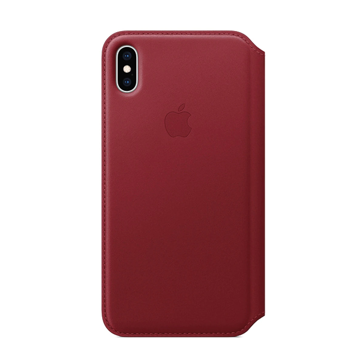 Funda Apple Leather Folio (Product) Red para iPhone XS Max