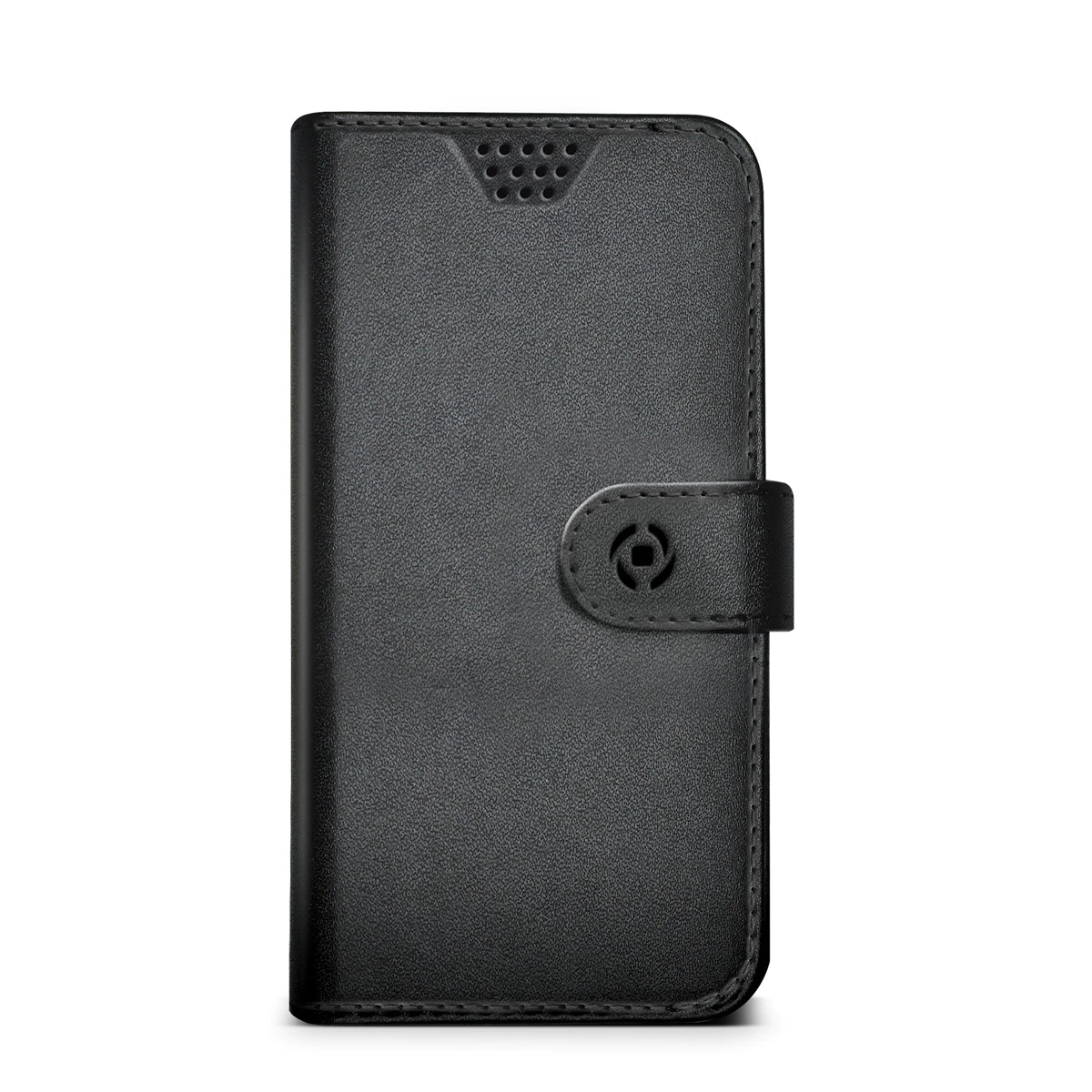 Funda Libro Universal Celly Wally XXL color negro para móviles de 15,5 cm (6,1″)