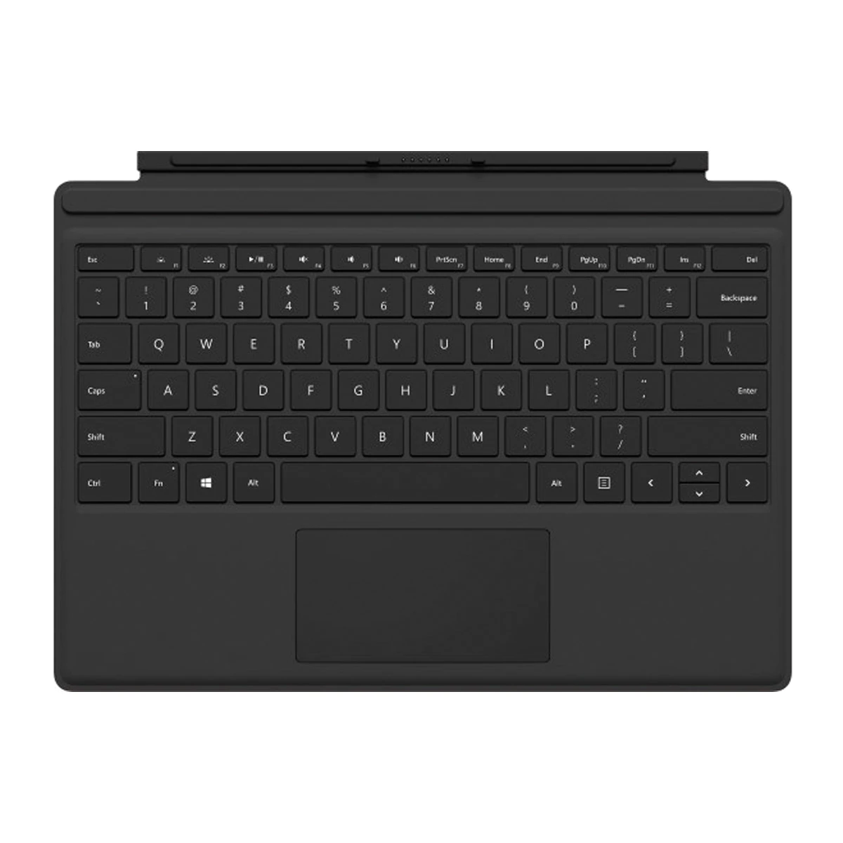 Funda negra con teclado Microsoft Type Cover para Surface Pro