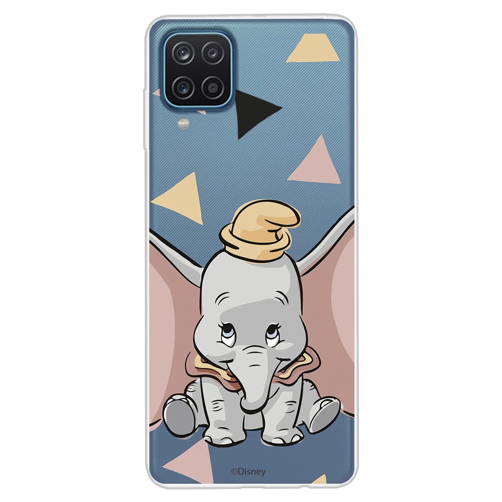 Funda para Samsung Galaxy A12 Oficial de Dumbo Dumbo Silueta Transparente