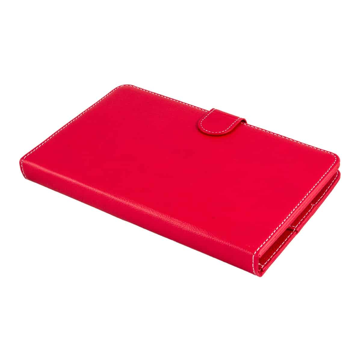Funda roja con teclado SilverHT para tablets 22,86 – 25,65 cm (9″-10,1″)