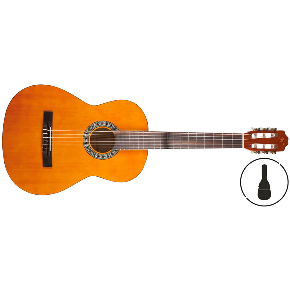 Guitarra clásica 4/4 Oqan Qgc-15 Gb