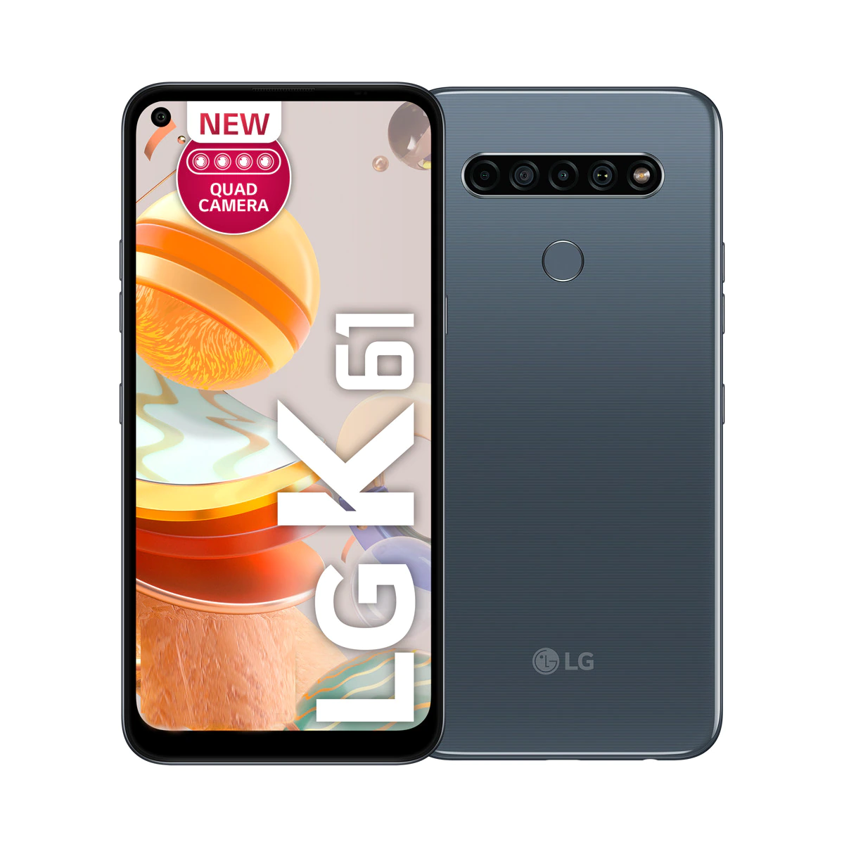 LG K61 4+128 GB titán móvil libre