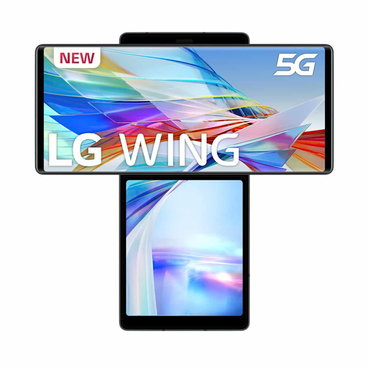 LG Wing 5G 8 GB + 128 GB Aurora Gray móvil libre