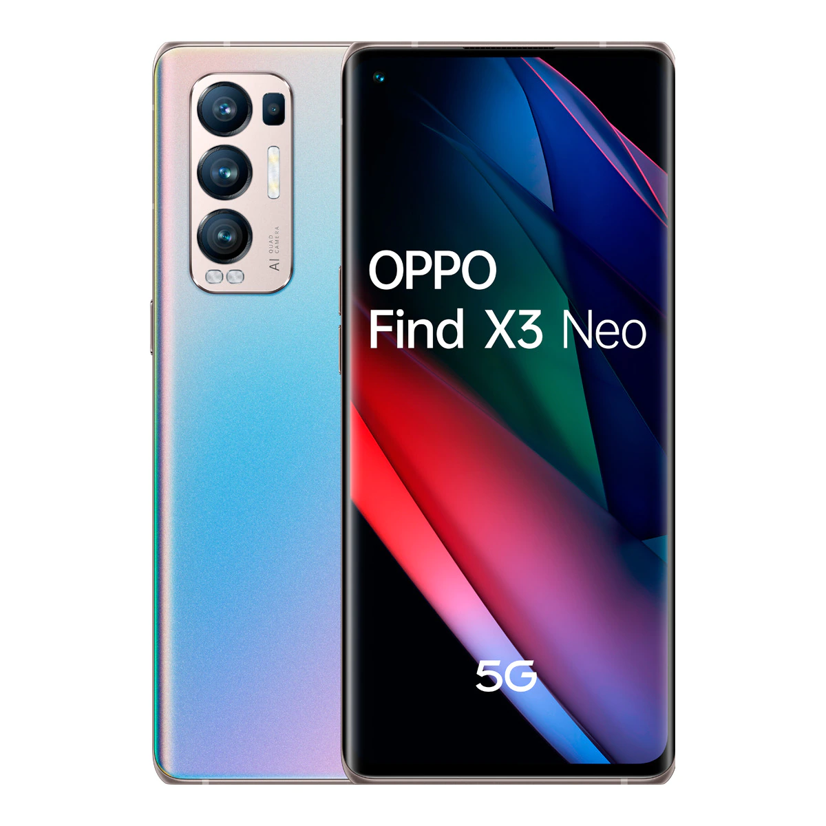 Oppo Find X3 Neo 12 GB + 256 GB Plata móvil libre