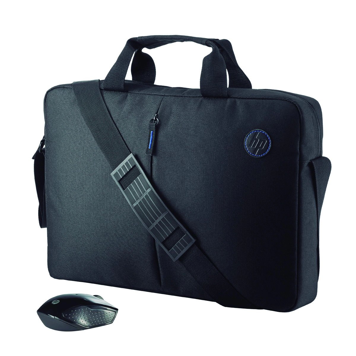 Pack de maletín + ratón óptico inalámbrico HP para portátiles hasta 39,62 cm (15,6″)