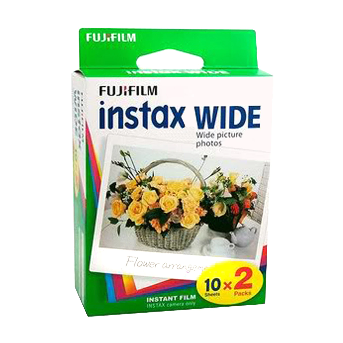 Película instantanea Fujifilm para Instax Wide Pack 2 x 10 hojas
