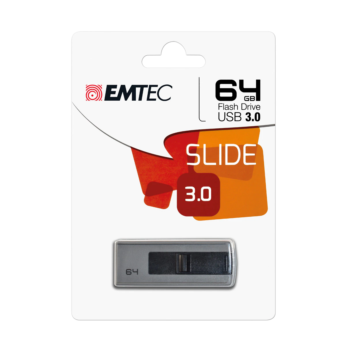 Pendrive Emtec B250 Slide USB 3.0 64 GB