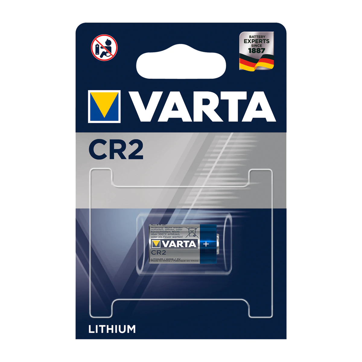 Pila de litio Varta CR2 3V