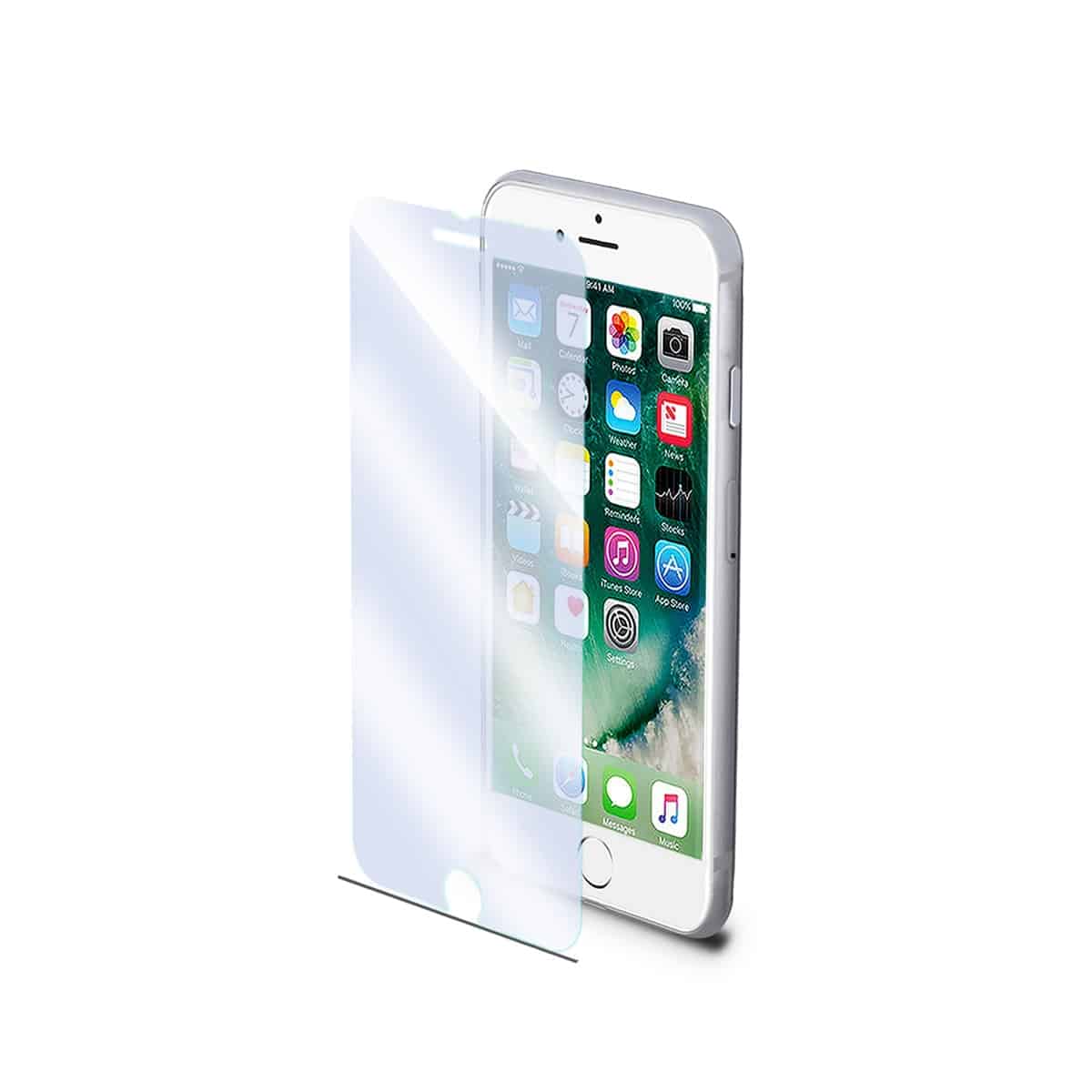 Protector de pantalla de vidrio templado Antiblurray Celly para iPhone 6/6s/7/8