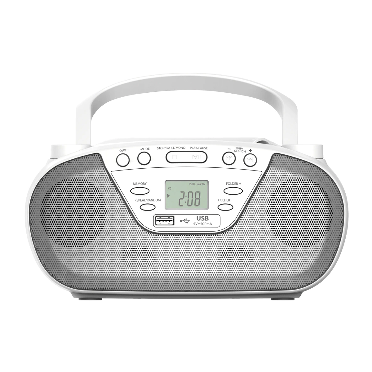 Radio CD USB MP3 Inves KS218U Blanco