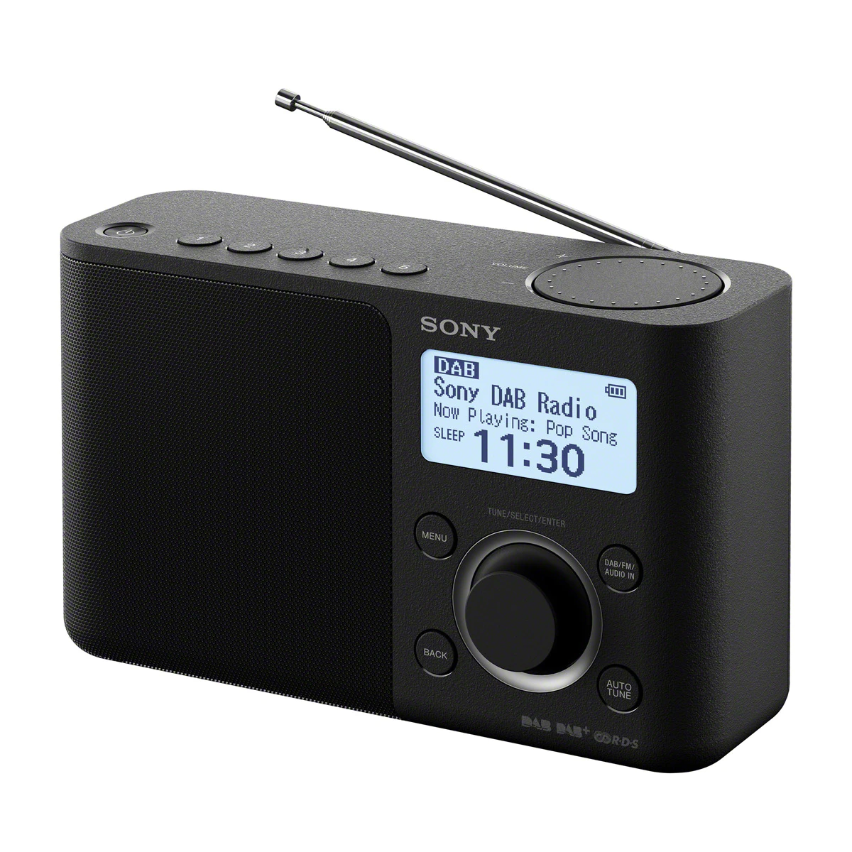 Radio portátil Sony XDRS61DB Negro DAB/DAB+/FM