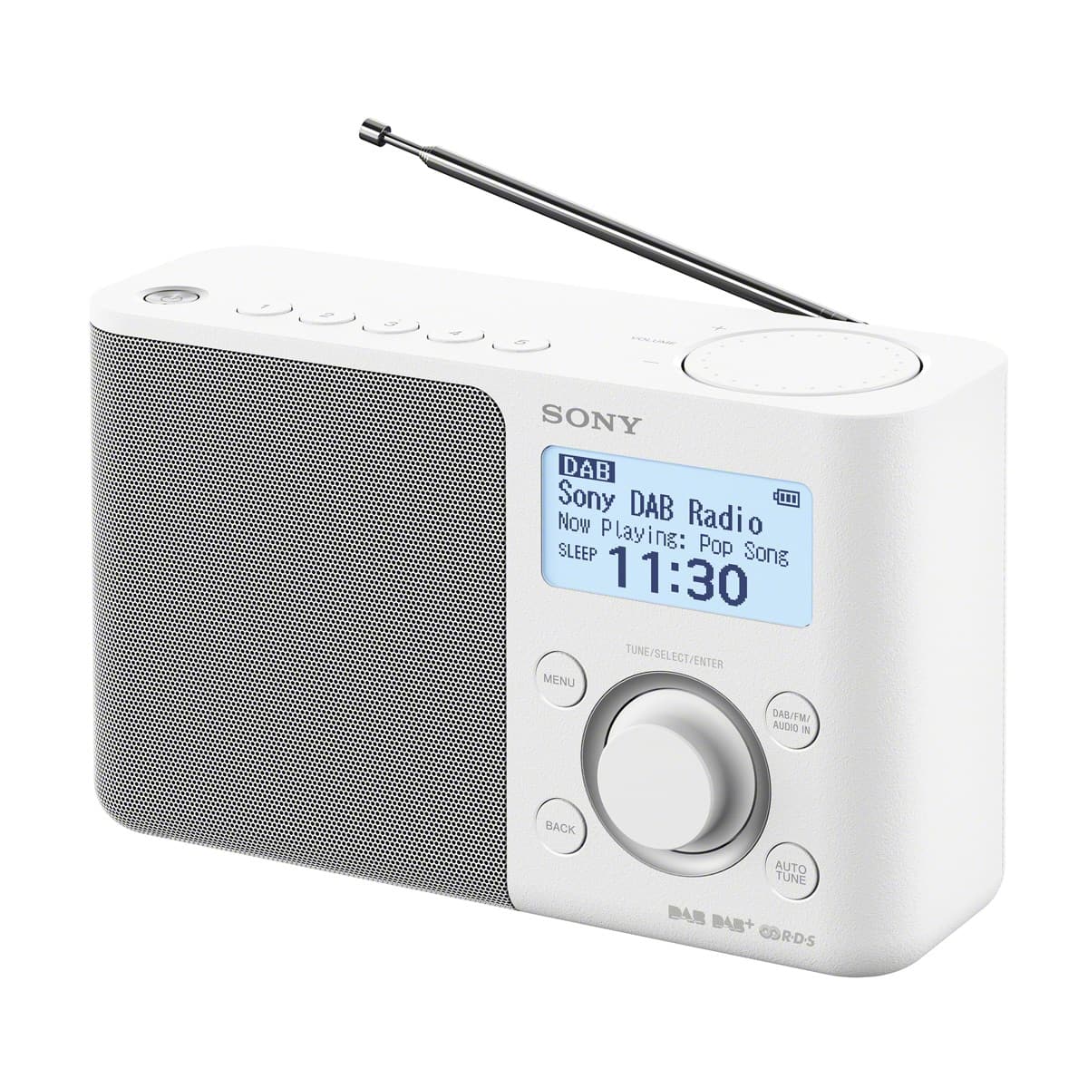 Radio portátil Sony XDRS61DW Blanco DAB/DAB+/FM