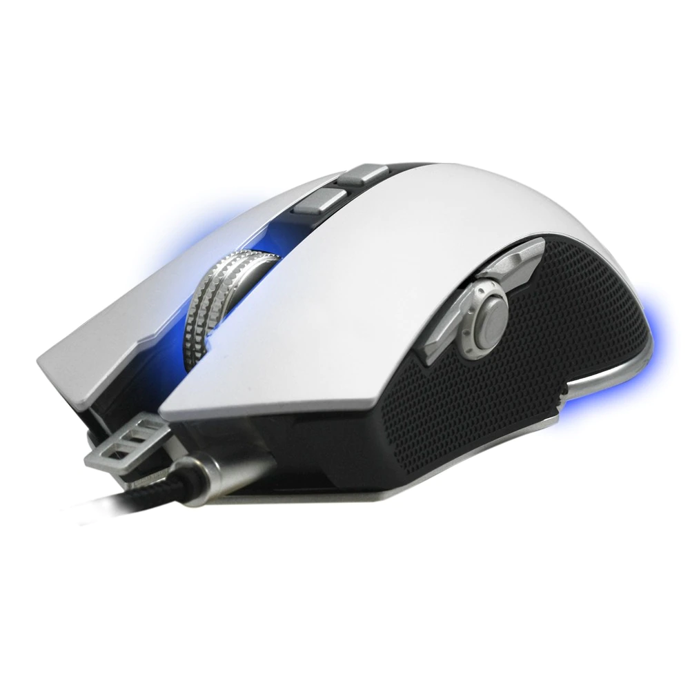 Ratón gaming profesional Woxter Stinger RX 1500 M White, AVAGO A3050, Led