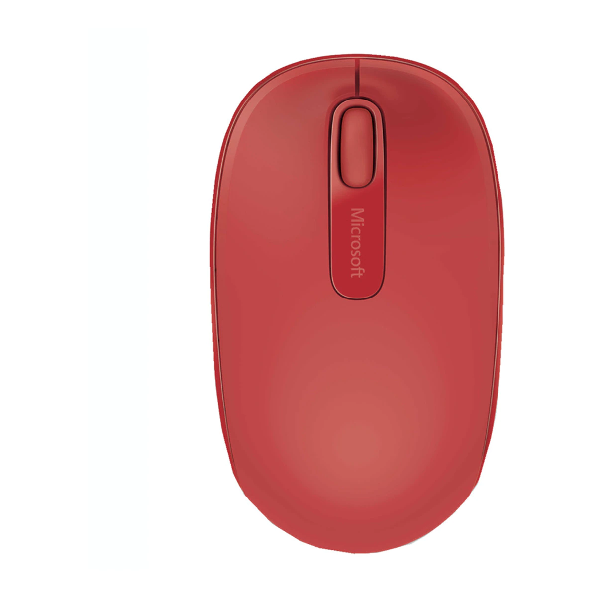 Ratón Microsoft 1850 Inalámbrico rojo