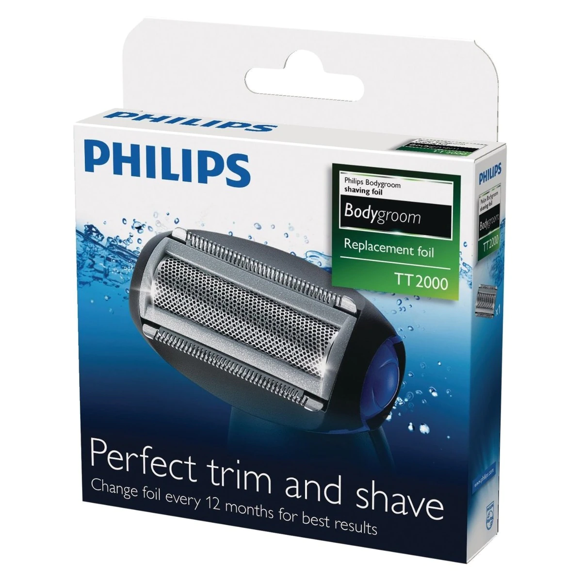 Recambio afeitadora Philips TT2000/43 para afeitadoras bodygroom