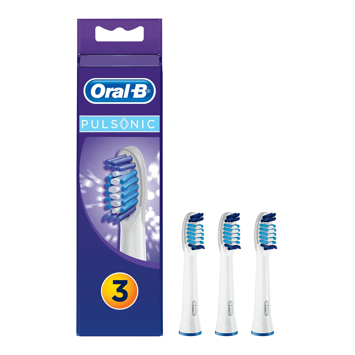 Recambio cepillo dental Oral-B SR 32-3 Pulsonic Slim, 3 unidades