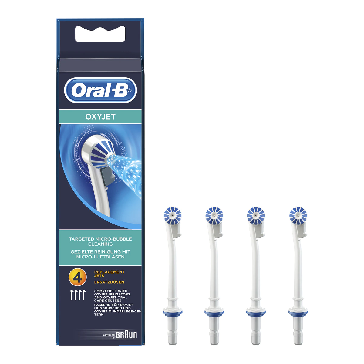 Recambio irrigador dental Oral-B Oxyjet 4 unidades
