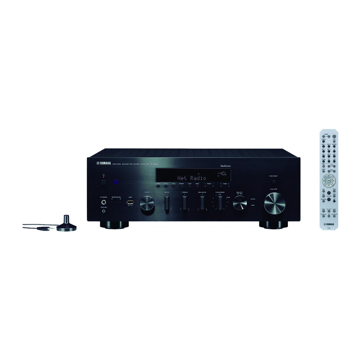 Receptor estéreo en red Yamaha Musiccast R-N803D Negro Hi-Res con Bluetooth