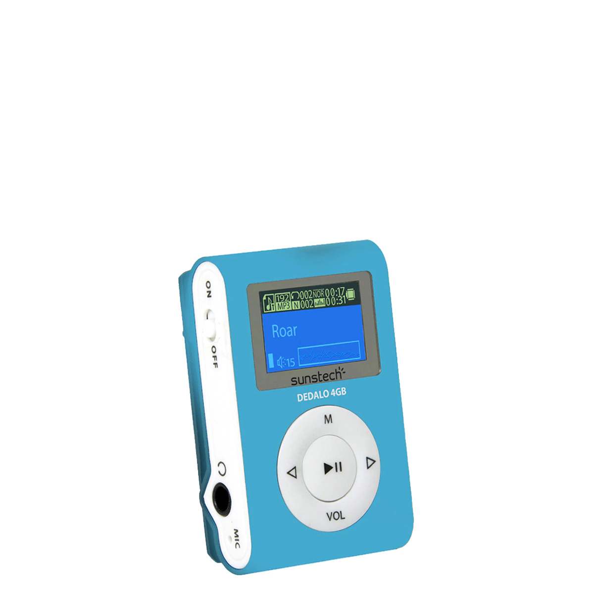 Reproductor MP3 Sunstech Dedalo III Azul de 4 GB con radio FM