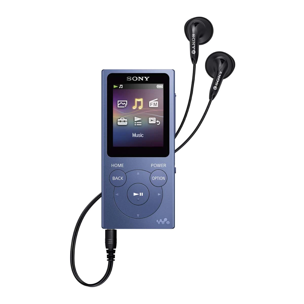 Reproductor MP4 Sony NW-E394 Azul de 8 GB con radio FM