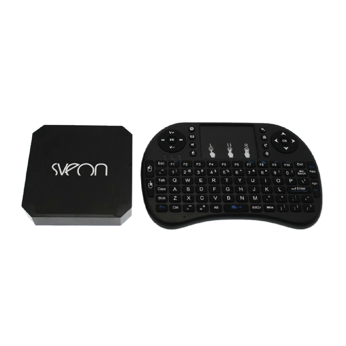 Reproductor multimedia Sveon Mini Android TV Box SBX600 + Teclado Wi-Fi
