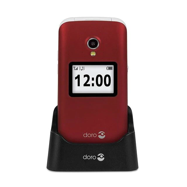Smartphone Senior Doro 2424 8Mbram 2.4″ Rojo
