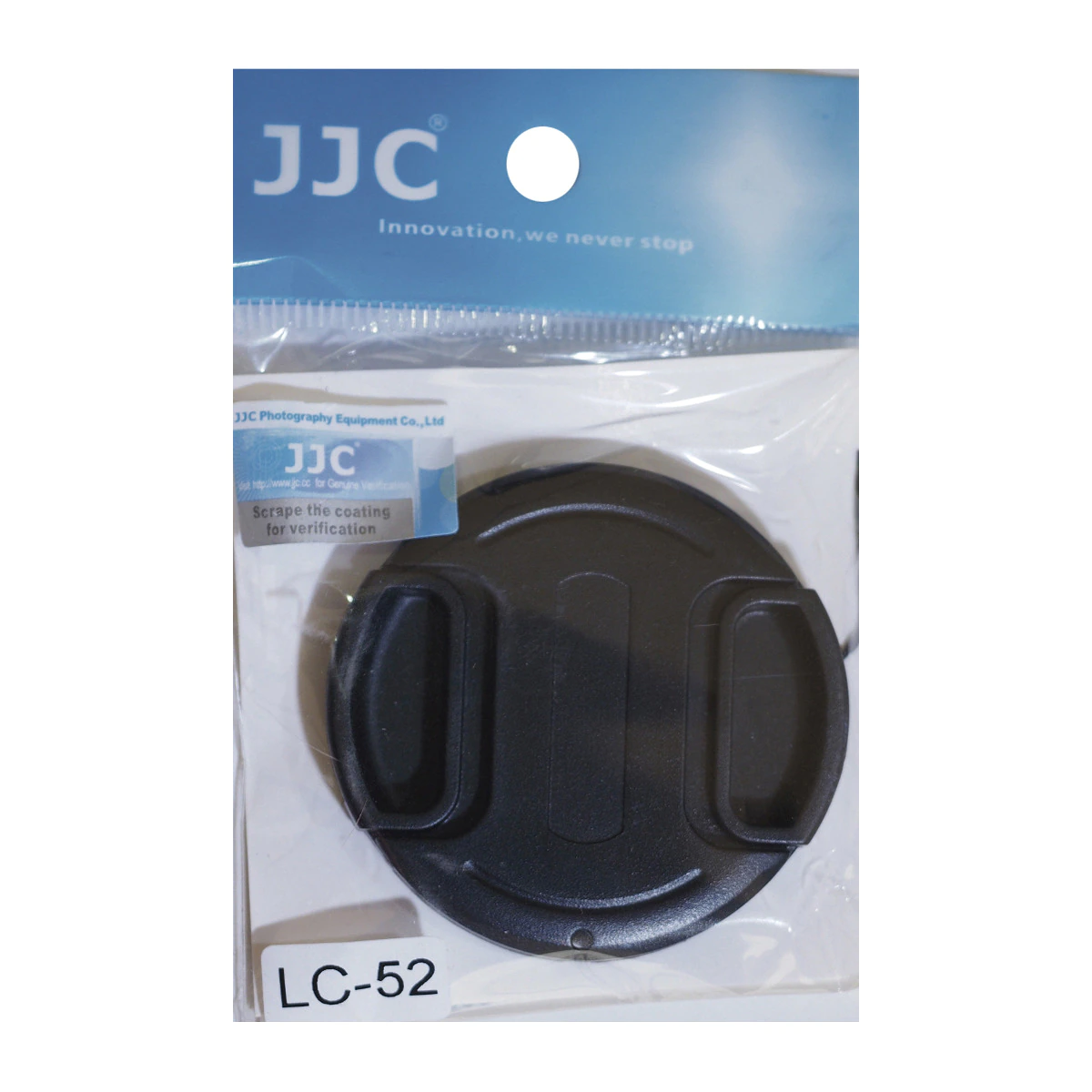 Tapa de protección JJC para objetivos con diametro 52 mm
