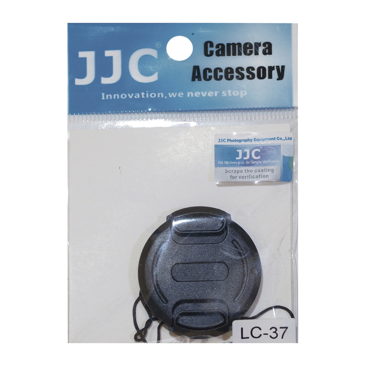 Tapa de protección JJC para objetivos con diametro 37 mm