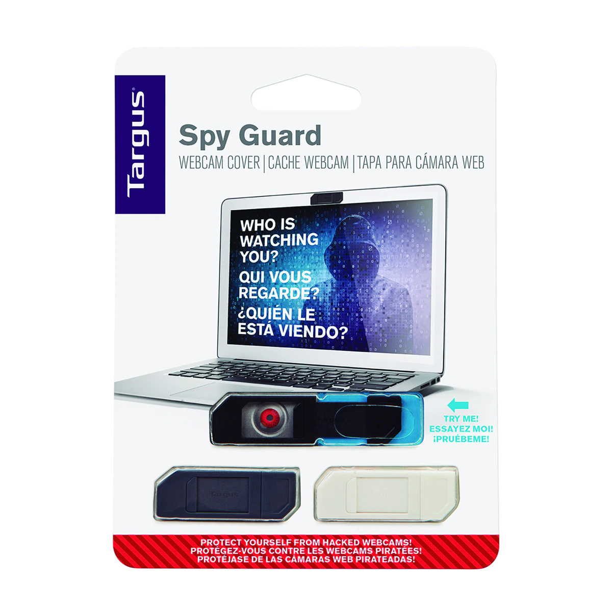 Tapa de privacidad para cámara Web Targus Spy Guard (3 unidades)